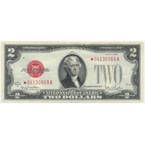 USA, Red Seal, 2 Dollars 1928 ★ - Clarke & Snyder -
