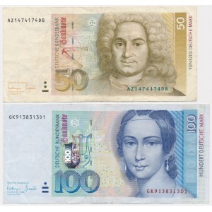 Germany, BDR, set 50-100 Mark 1993-96 (2 pcs.)