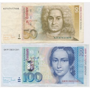 Nemecko, BDR, sada 50-100 mariek 1993-96 (2 kusy).