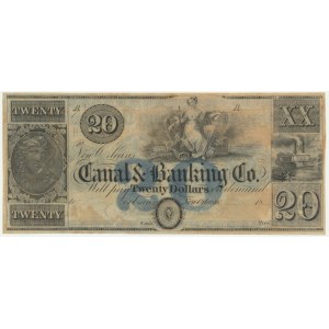 USA, Confederate States America, New Orleans, 20 Dollars 18.. - B -
