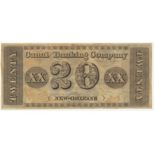 USA, Confederate States America, New Orleans, 20 Dollars 18.. - B -