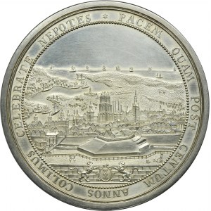 August III Sas, medaile ke stému výročí uzavření míru v Olivě v roce 1660 - NOVÁ MINCE