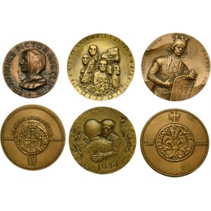 Sada, medaily 20. storočia (6 ks)
