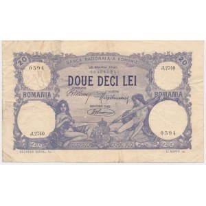 Romania, 20 Lei 1920