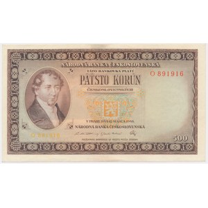 Československo, 500 korún 1946
