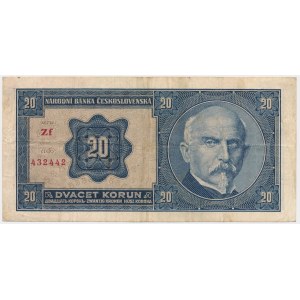 Czechoslovakia, 20 Korun 1926