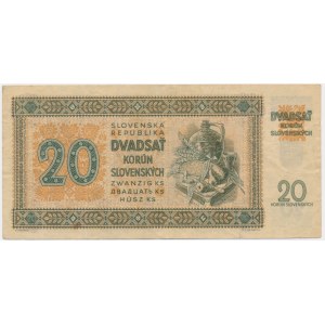 Slovakia, 20 Korun 1942