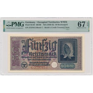 Německo, 50 říšských marek (1940-45) - PMG 67 EPQ