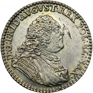 Augustus III of Poland, 1/6 Thaler Dresden 1763 FWôF