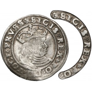 Sigismund I the Old, Groschen Thorn 1529 - VERY RARE, SIGIS REX