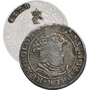 Sigismund I the Old, 3 Groschen Krakau 1528 - VERY RARE, Eagle's head right