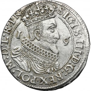 Sigismund III Vasa, 1/4 Thaler Danzig 1623 - PR•