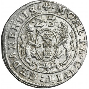 Sigismund III Vasa, 1/4 Thaler Danzig 1623 - PR•