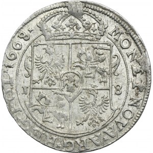 John II Casimir, 1/4 Tahler Bromberg 1668 TLL - VERY RARE