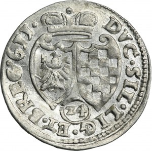 Silesia, Duchy of Liegnitz-Brieg-Wohlau, Johann Chrystian and Gerorg Rudolf, 3 Kreuzer Reichenstein 1611 - RARER