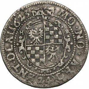 Silesia, Duchy of Liegnitz-Brieg-Wohlau, Johann Christian, 24 Kreuzer Ohlau 1623 HR - NIENOTOWANY