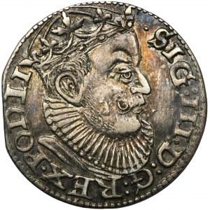 Sigismund III Vasa, 3 Groschen Riga 1589 - RARE, +GE+