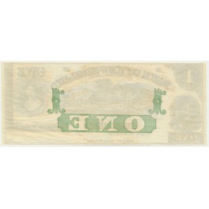 USA, Bank of New-England Connecticut, 1 Dollar 18..