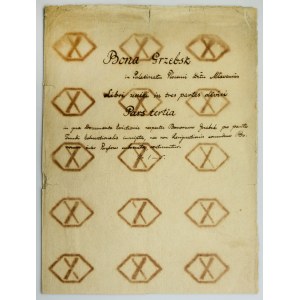 Sheet for the production of 10 pennies 1794 (30 pcs.) - RARE