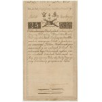 25 gold 1794 - B - interesting signature of Commissioner Grozmani - THIN PAPER