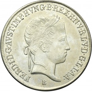 Maďarsko, Ferdinand I, 20 Krajcars Kremnica 1848 B
