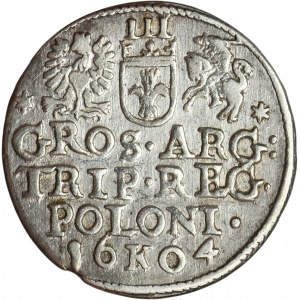 Sigismund III Vasa, 3 Groschen Krakau 1604