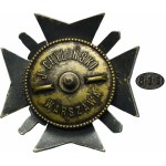 Badge of the Association of Former Volunteers of the Polish Army with a miniature with a different number