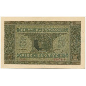 5 złotych 1926 - H -