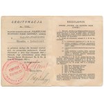 Odznak Poľskej ligy aktívnych bojovníkov spolu s preukazom a dokumentom zosnulého Dr. Wacława Hłasku - UNIKÁTNA SADA