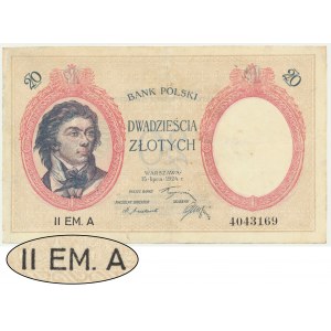 20 Zlato 1924 - II EM.A -