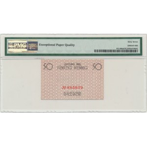 50 fenig 1940 - červená číslica - PMG 67 EPQ