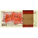 Paczka bankowa 100 złotych 1986 - PE - (100 szt.)