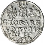 Zikmund III Vasa, Trojak Lublin 1597 - RARE, Reysnerův monogram ve štítu