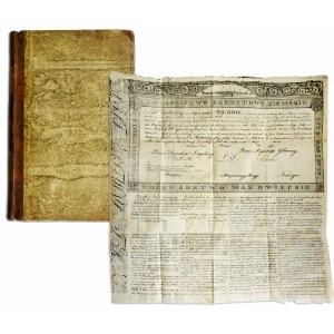 Territorial Credit Society, Journal of Laws Volume 9, Specimen of the Period I mortgage bond.