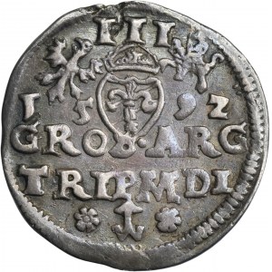 Sigismund III Vasa, 3 Groschen Vilnius 1592