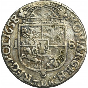 John II Casimir, 1/4 Thaler 1658 TLB - RARE