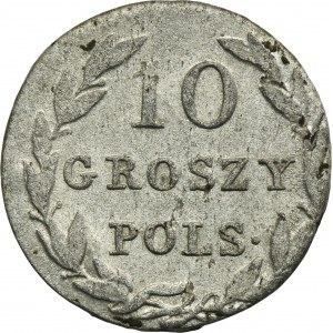 Polské království, 10 grošů Varšava 1831 KG - RARE
