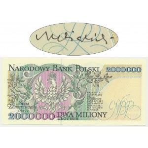 2 miliony złotych 1993 - A - z autografem A.Heidricha