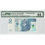 50 złotych 2012 - AC - PMG 64 - z autografem A. Heidricha