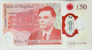 Great Britain, 50 Pounds 2021 - Polymer