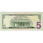 USA, 5 Dollars 2017 - Dallas - Carranza & Mnuchin - radar serial number -