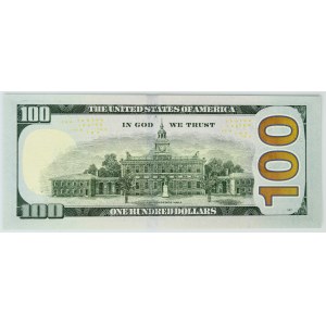 USA, Green Seal, 100 dolarů 2017 - PB 88788888 - Mnuchin &amp; Carranza - pěkné sériové číslo