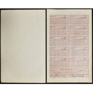 Fabryka Kapeluszy S.A. w Myślenicach, 10 x 500 mkp 1922, Emisja B, Ser. XV
