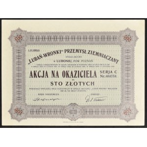 Lubań-Wronki Przemysł Ziemniaczany w Luboniu S.A., 100 zł, Emisja I-IV