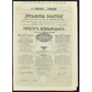 Polska Nafta S.A., 10 x 500 mkp, Issue III, registered