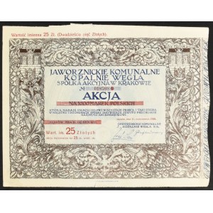 Jaworznickie Komunalne Kopalnie Węgla S.A., 1.000 mkp 1923