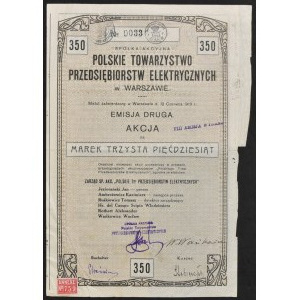 Polskie Towarzystwo Przedsiębiorstw Elektrycznych S.A., 350 mkp, vydání II