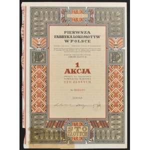 Pierwsza Fabryka Lokomotyw w Polsce S.A., 100 zł 1938