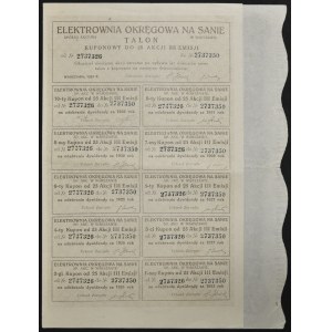 Okresní elektrárna na řece San, 25 x 1 000 mkp 1923, vydání III