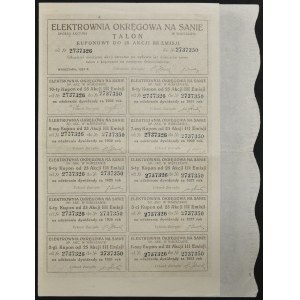 Elektrownia Okręgowa na Sanie, 25 x 1.000 mkp 1923, Emisja III